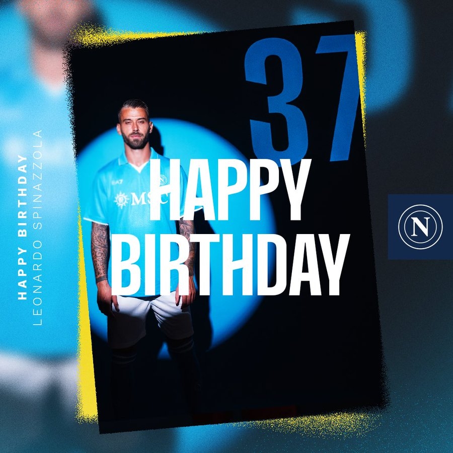  生日快樂！那不勒斯官方發(fā)文慶祝斯皮納佐拉32歲生日