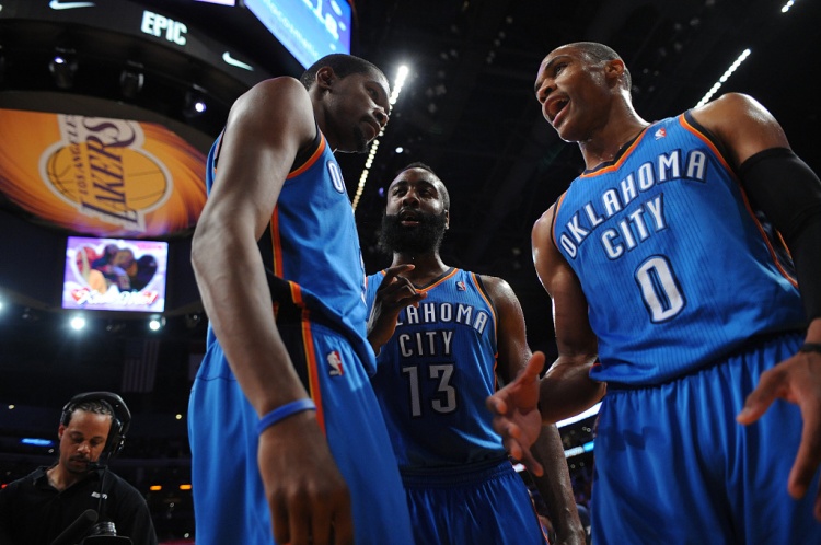  雷霆三少得分全部進(jìn)入歷史前20！他們是NBA歷史最大的如果嗎？